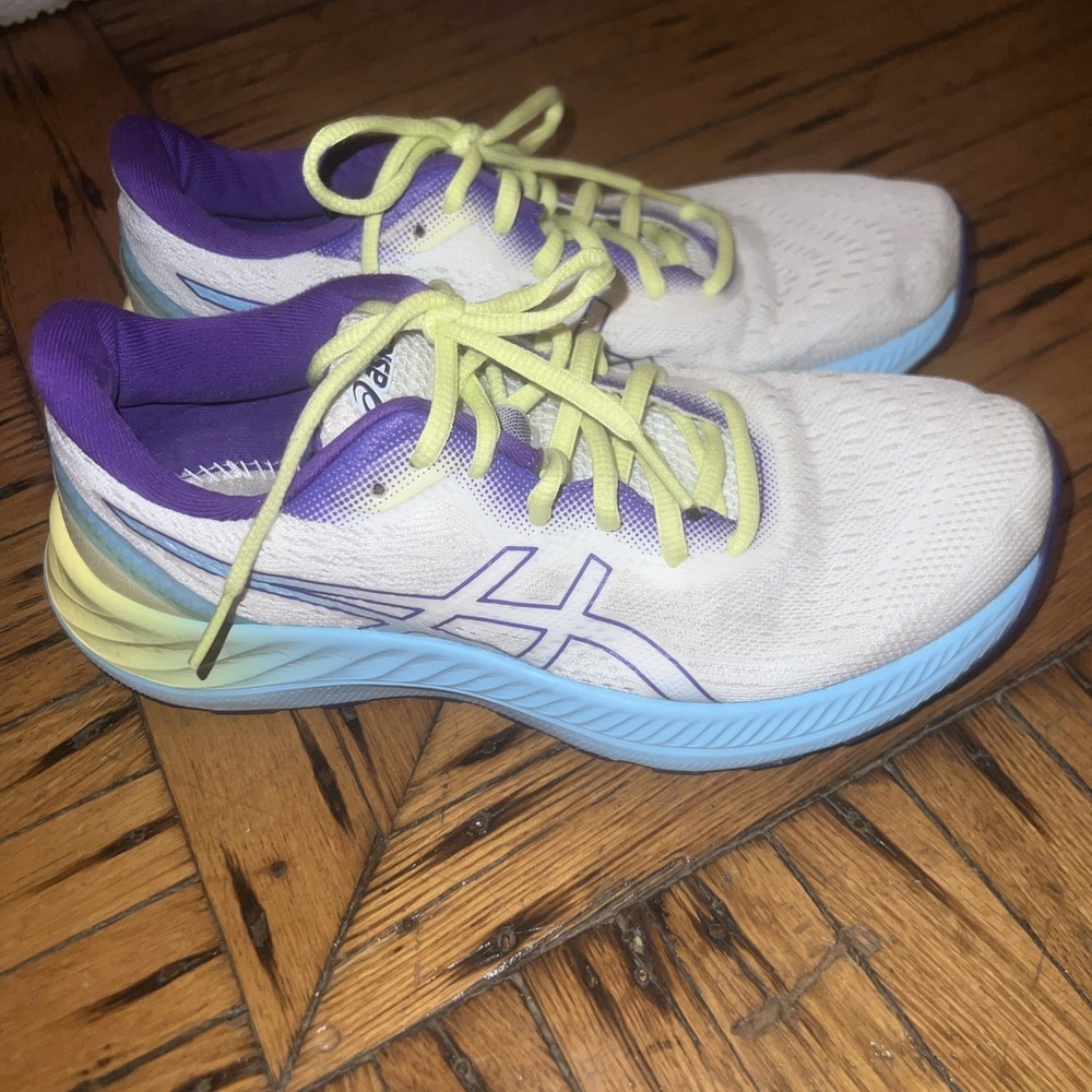 ASICS GEL-Excite Unisex Women's Size 7.5 Model 1012B214 White Ocean Decay